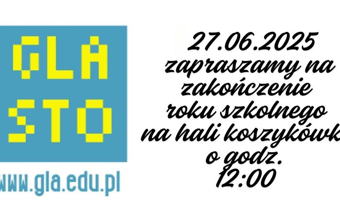 Zakończenie roku szkolnego 2024/2025